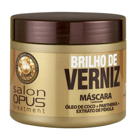 MASCARA HIDRAT SALON OPUS 400G BRILHO VERNIZ