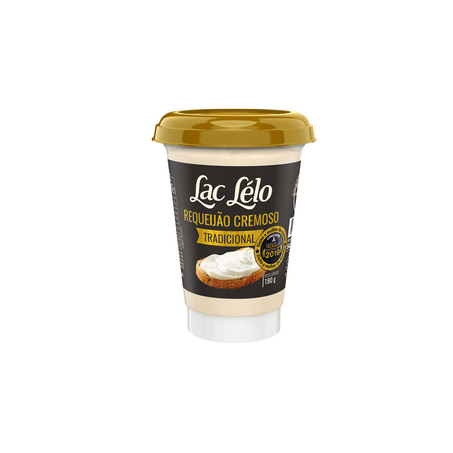 Requeijão Cremoso Lac Lelo Tradicional Copo 180G