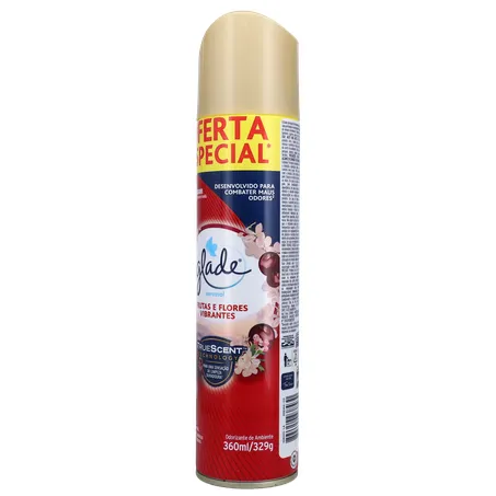 Desodorizador Aerossol Frutas e Flores Vibrantes Glade 360Ml 360-20