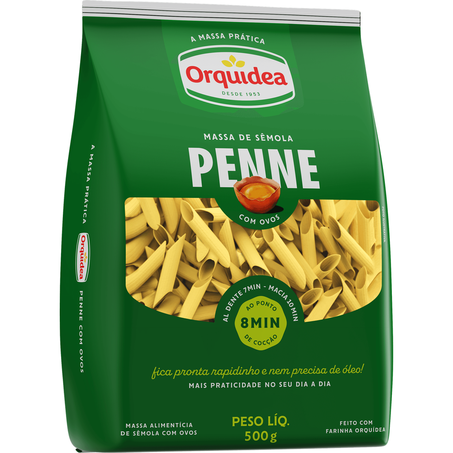 MASSA COM OVOS ORQUIDEA PENNE 500G
