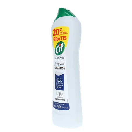 CIF Cremoso Limpeza Milagrosa remove 100 da sujeira 450 ml 360-4