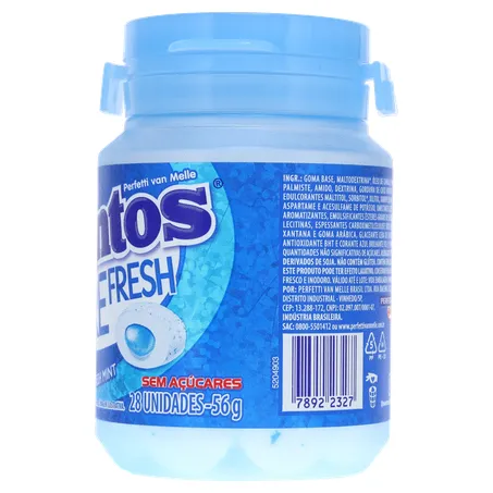 Goma de Mascar Mentos Pure Fresh Fresh Mint Sachê 6G 360-8