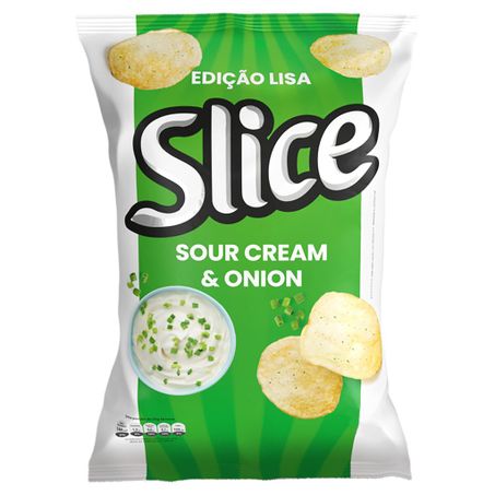 Batata frita lisa sour cream & onion slice