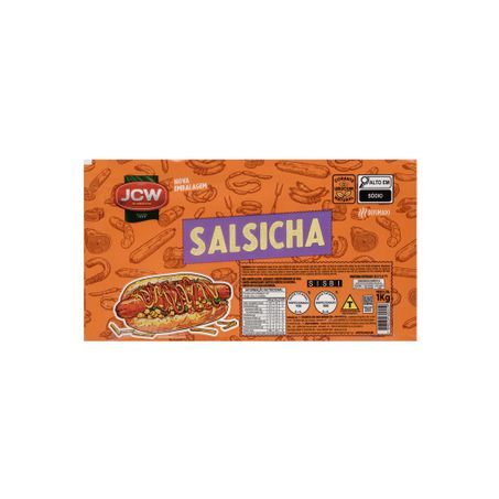 Salsicha jcw pacote 1kg