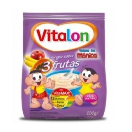 MINGAU VITALON 3 FRUTAS SACHE 200G