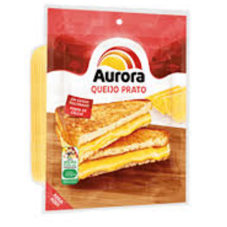 Queijo fatiado aurora 300g prato lanche - resfriado -