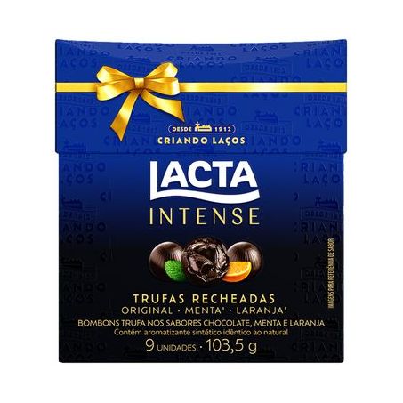 BOMBOM LACTA TRUFAS DARK 103,50G