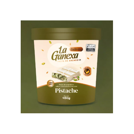 Pasta amendoim la ganexa 450gr pistache