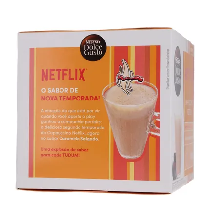 CAFÉ CÁPSULA DOLCE GUSTO CAPPUCCINO NETFLIX C/10 360-29