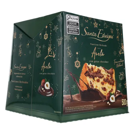 PANETONE STA EDWIGES AVELÃ GOTAS DE CHOCOLATE 500G 360-32