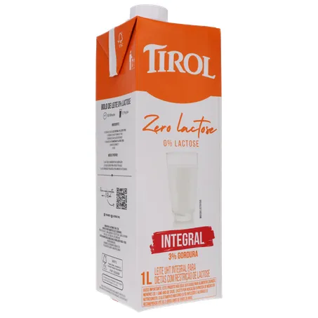 LEITE LONGA VIDA TIROL ZERO LACTOSE INTEGRAL 1L 360-15