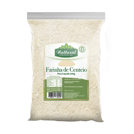 FARINHA DE CENTEIO NATTUSUL 500G