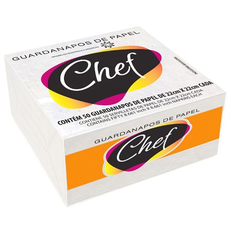 Guardanapo chef c50 22x22