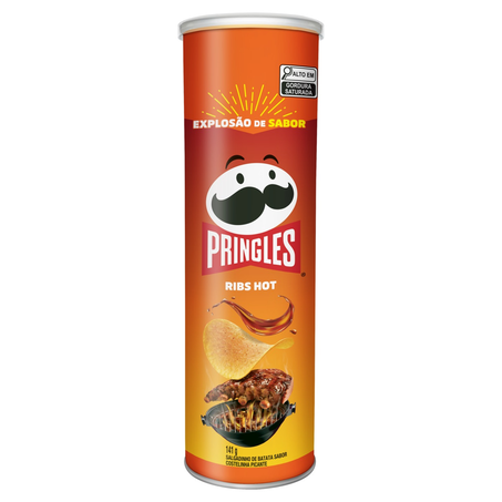 Batata Pringles Ribs Hot 141G