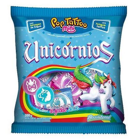 Pirulito florestal 200g pop tatto unic