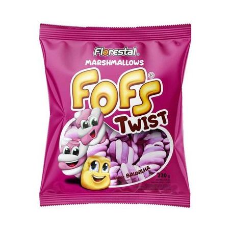 Marshmallow fofs 220gr morango