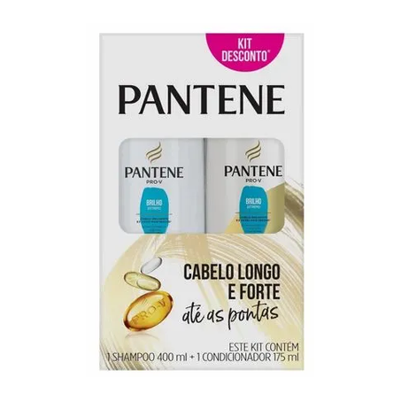 KIT PANTENE BRILHO EXTREMO SH 400ML+COND 175ML