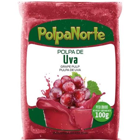 Polpa de fruta polpa norte uva 100g