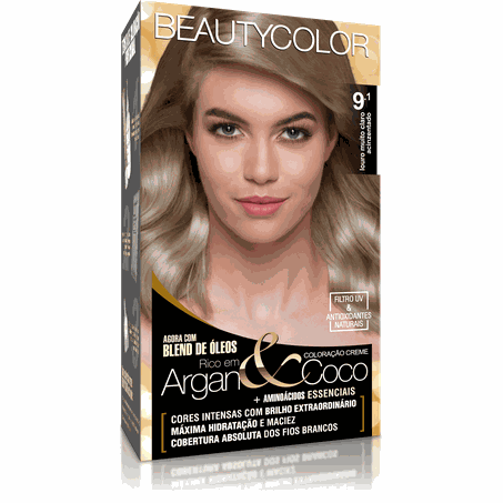 Tintura Beauty Color 9.1 Louro Claro Aci