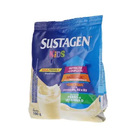 ALIMENTO SUSTAGEN KIDS BAUNILHA SACHÊ 190G 360-2