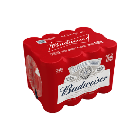 Cerveja budweiser lt 350ml cx c/12un