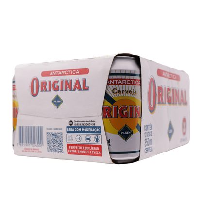 Cerveja antarctica original pilsen 350ml caixa com 12un 360-20