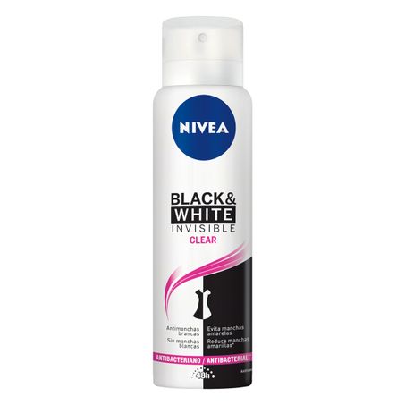 DESODORANTE AEROSSOL NIVEA INVISIBLE FOR BLACK & WHITE CLEAR