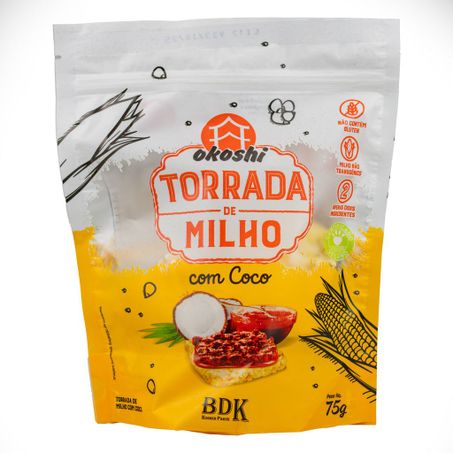 TORRADA DE MILHO COM COCO 75G