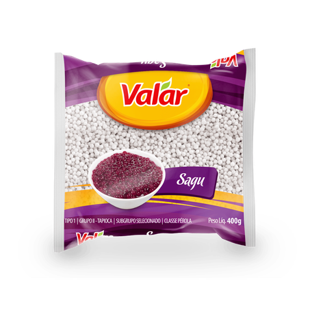 Sagu valar pacote 400g