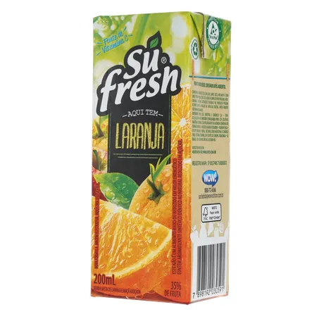 Suco de Laranja Sú Fresh 35% de Fruta Caixa 200ml 360-3
