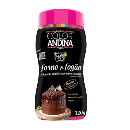 Adocante andina stevia forno fogao 320g