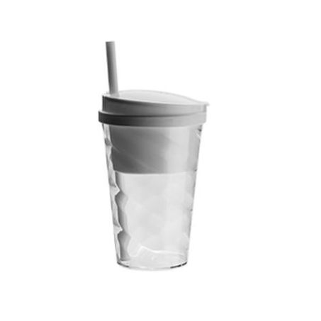 COPO NEOPLAS SNACK CUP TRANSPARENTE BRANCO 400ML