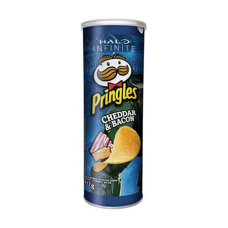 Salgadinho batata pringles 105g cheddar/bacon