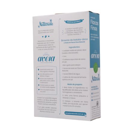 Aveia naturale flocos finos 170g 360-35