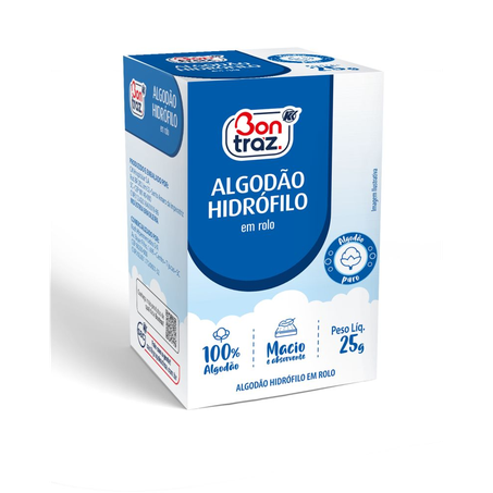Algodão Bontraz Hidrófilo Caixa com 25G