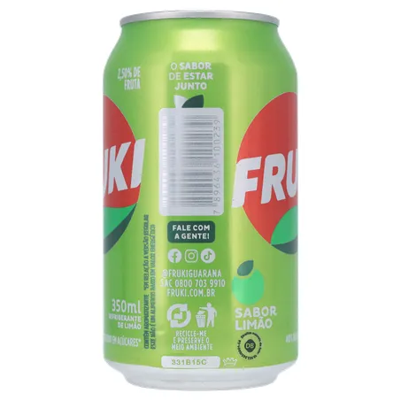 BEBIDA FRUKI SABOR LIMÃO LATA 350ML 360-8