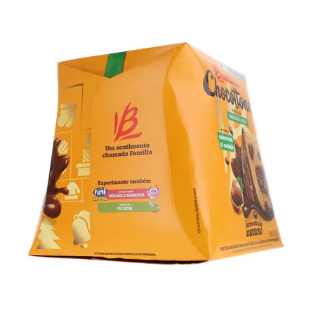 Panettone Bauducco Chocolate e Avelã Caixa 450gr 360-30