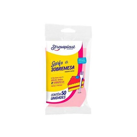 GARFO PLASTICO STRAWPLAST C/