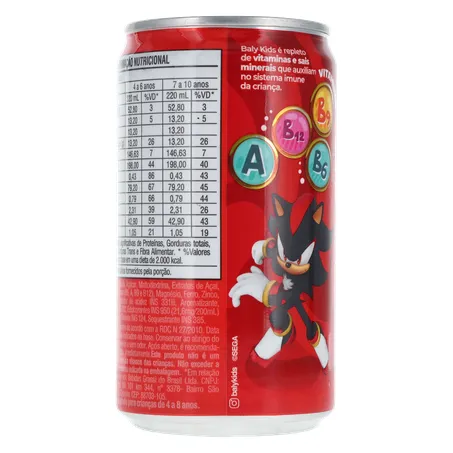 Bebida baly kids sonic morango 220ml 360-22