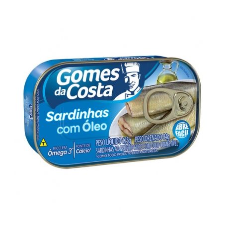 Sardinha gomes da costa ao óleo 125gr