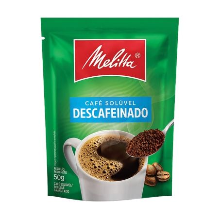 Cafe melitta soluvel descaf.sache 50g
