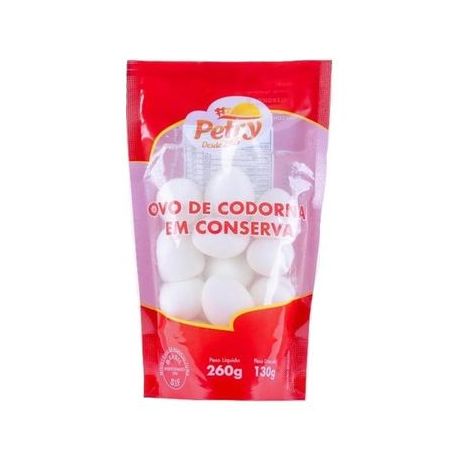 Ovo Codorna Petry Pacote 130g