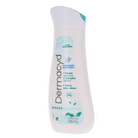 Sabonete Líquido Íntimo Dermacyd Breeze Camomila Frasco 200ml 360-3