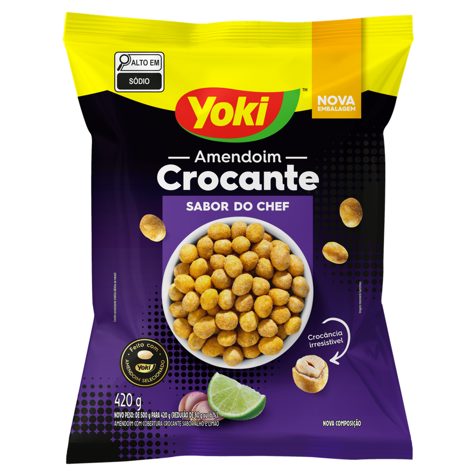 新品　COCICIMO ココチモ　きこえるホン Amendoim Crocante Yoki Sabor Do Chef Alho e Limão 420g | Koch