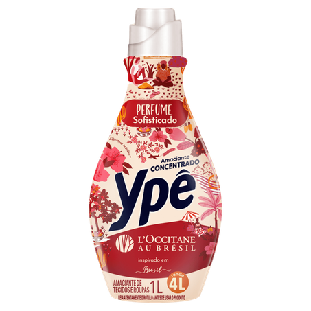 Amaciante de Roupa Concentrado Ypê L'occitane au Brésil Frasco 1lt