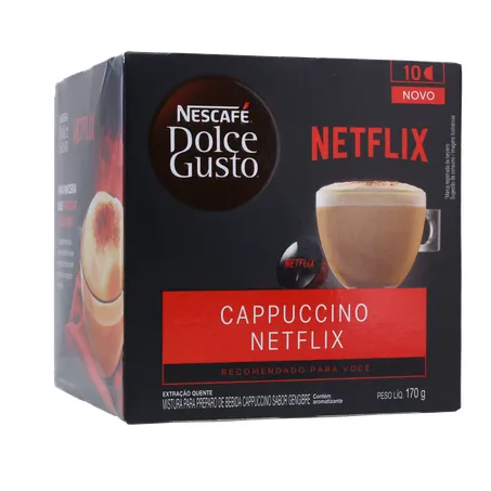Cápsula Nescafé Dolce Gusto Cappuccino Netflix 10un 170g 
  360-34