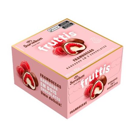 SORVETE SORVEBOM 120G FRUTTIS FRAMBOESA