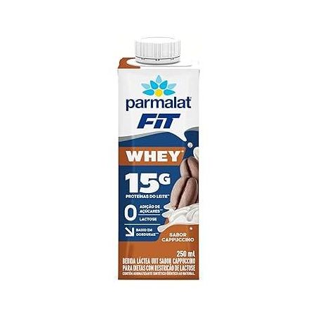 Bebida lactea parmalat wheyfit cappuccino 250ml