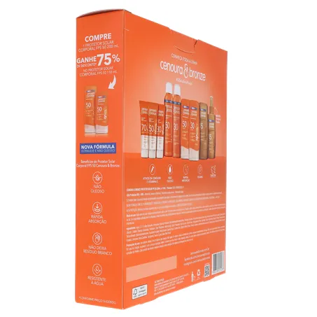 Protetor solar corporal cenoura e bronze 360-12