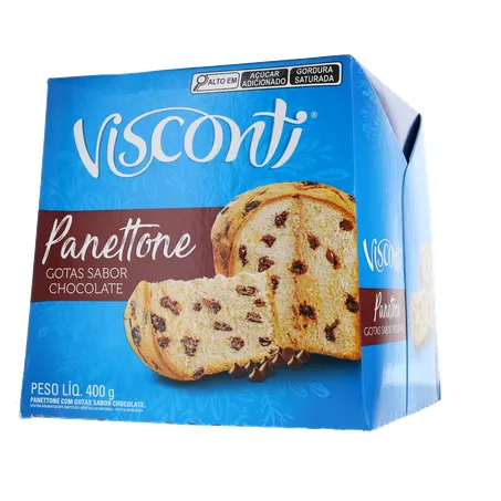 Panettone Visconti Chocolate Caixa 400gr 360-20